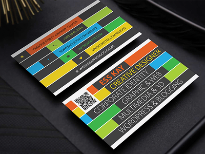 Free Creative Business Card Template Design Ai (Vector File)