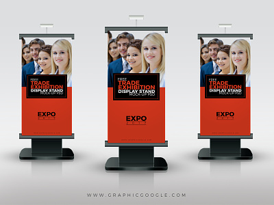 Free Trade Exhibition Display Stand Mock-up Psd exhibition display stands exhibition stands trade show displays