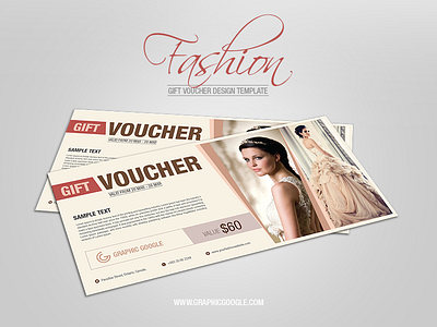 Free Fashion Gift Voucher Design Template gift voucher design gift voucher template