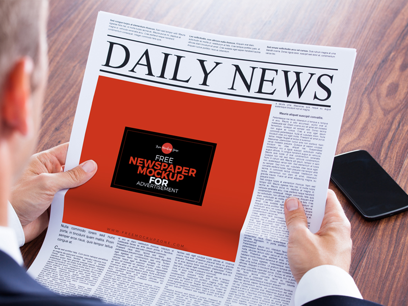Download Free Newspaper MockUp For Advertisement by Ess Kay ...