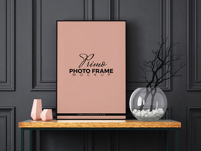 Free Primo Photo Frame MockUp Psd mock up photo