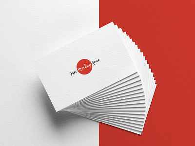 Free Elegant Business Card MockUp on Texture Background