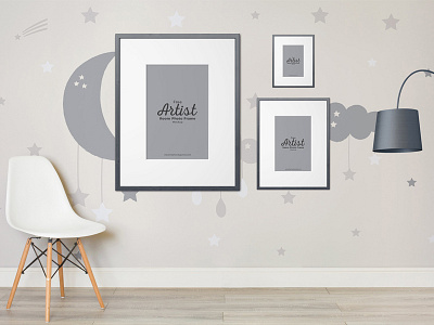 Free Artist Room Frame Mockup free mockup mockup