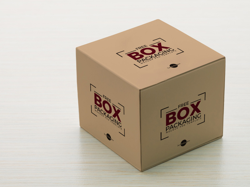 Download Free Box Packaging Mockup PSD Template by Ess Kay | uiconstock on Dribbble