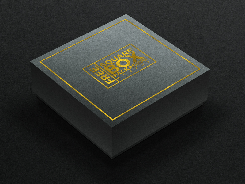 Download Free Square Box Packaging Mockup by Ess Kay | uiconstock ...