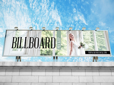 Free Building Top Billboard Mockup Psd 2018