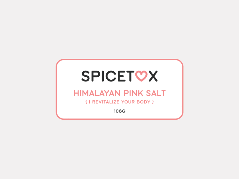 Product Labels—Spicetox branding design flat identity logo packaging product sticker type typography vector