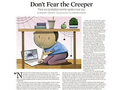 Don't Fear The Creeper. children book illustration childrens books illustration illustrations illustrator picture book picture books