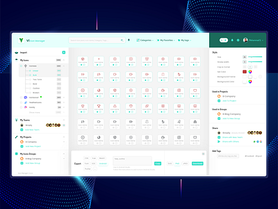 Icon Manager - Dashboard