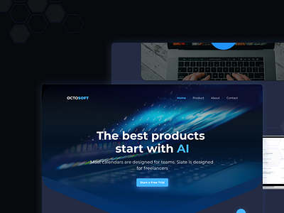 AI Company Landing page