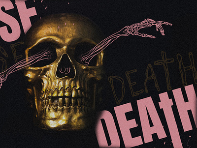 Cause of Death church death easter gold jesus pink series skeleton skull