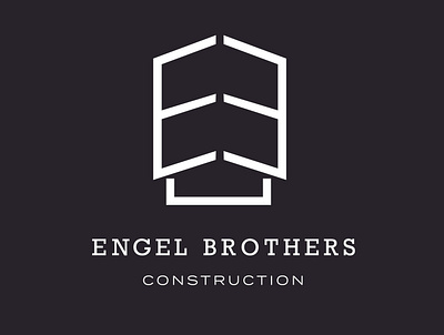 Engel Brothers Construction - Unchosen Logo brothers construction construction company construction logo contractor house house logo