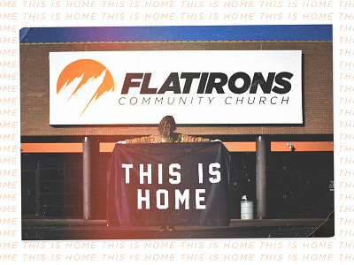 This Is Home church flag home photo