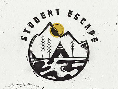Student Escape Stamp Logo