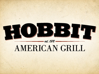 Hobbit American Grill american classic curved grill old time restaurant retro
