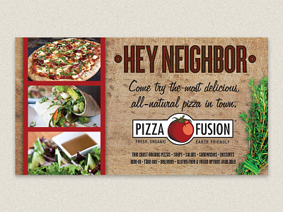 Direct Mail beverage direct mail food franchise mail pizza postcard print