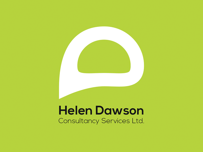 Helen Dawson Consultancy services Ltd. cards letter heads logo