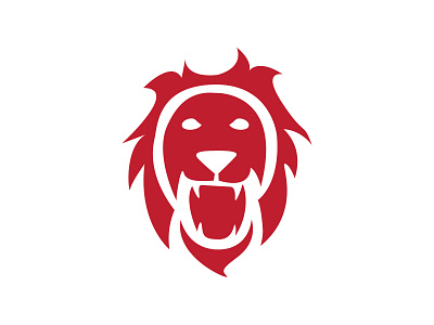 Raww animal lion logo raww
