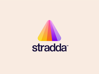 Stradda Logo Concept brand branding colorful design geometric graphic design identity illustrator logo logotype type