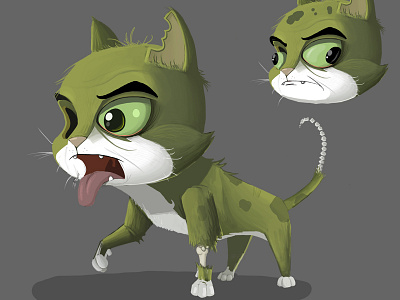 Cat Concepts 2 cat character concept enemy game illustration iphone kitty zombie