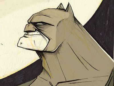 Batman Sketch bat batman comics illustration man sketch superhero