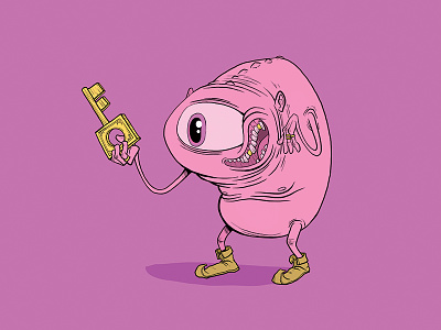 Cyclops boss character creature cyclops dungeon illustration key monster sketch