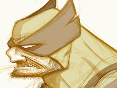 Wolvie Sketch comics illustration sketch wolverine x men