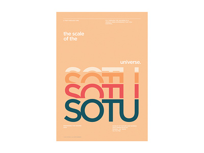 SOTU_poster_03 art design poster poster a day science sotu space type typogaphy
