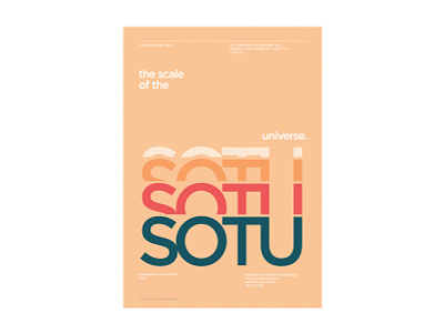 SOTU_poster_03 art design poster poster a day science sotu space type typogaphy