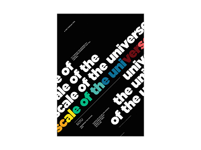 Scale Of The Universe_16 design poster scale text type typography universe