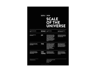 SOTU_10 design poster space type typography universe