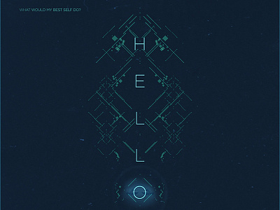 <[ 6.1.17 ]> daily hello poster type typography