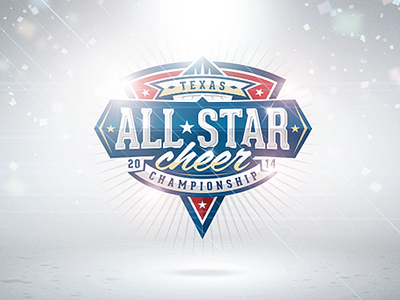 All Star Cheer Championship allstar brand championship identity logo sport star texas