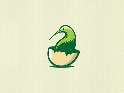 Kiwi Bird bird brand design egg icon illustration kiwi logo symbol