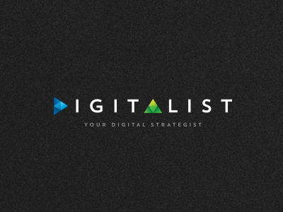 Digitalist brand concept digital logo modern