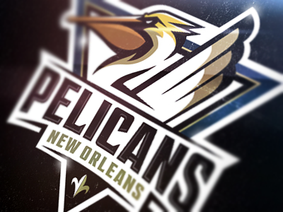 Pelicans basketball logo new orleans pelicans sports
