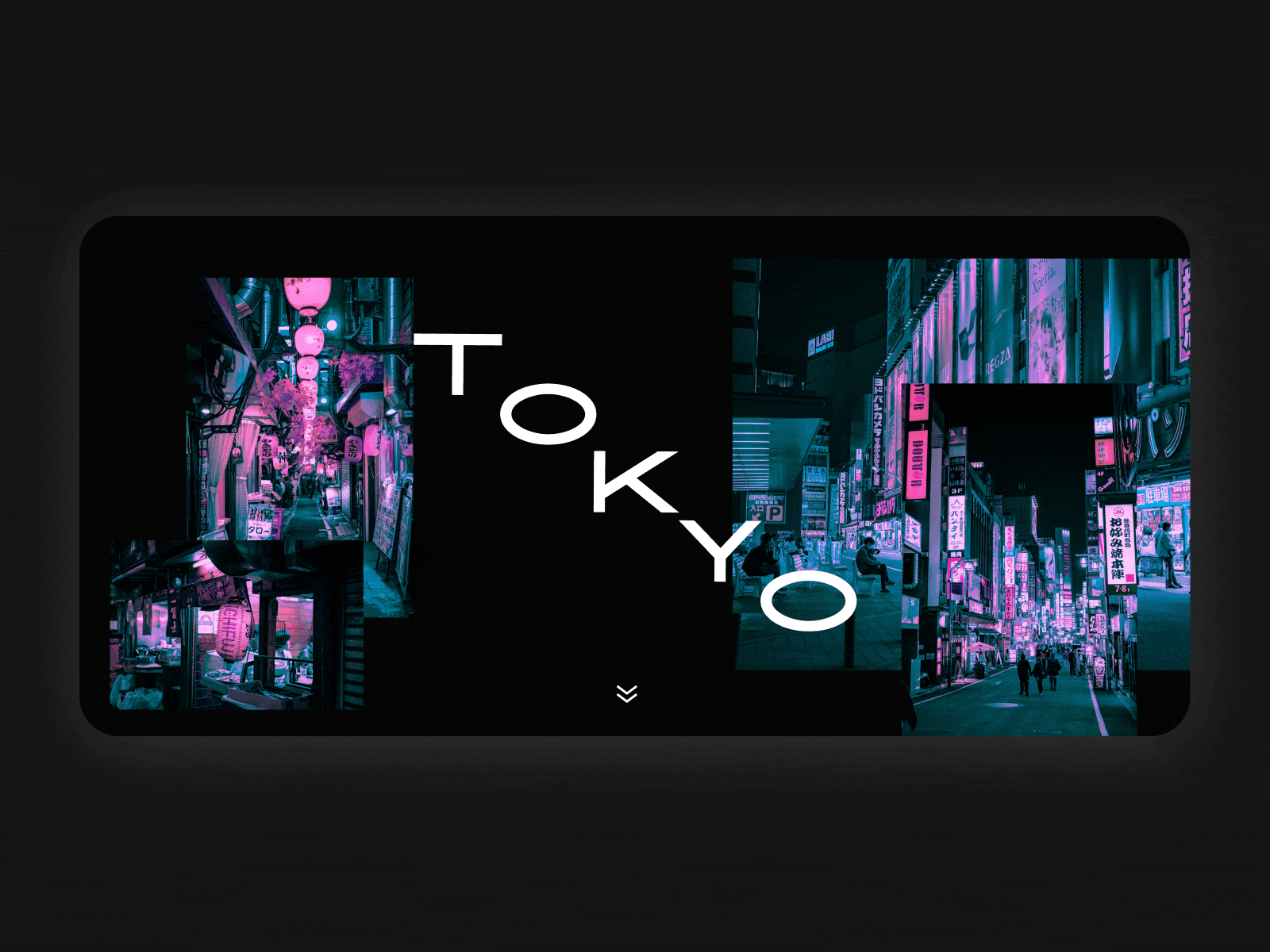 Tokyo concept animation design landing tokyo typography ui uiux ux web