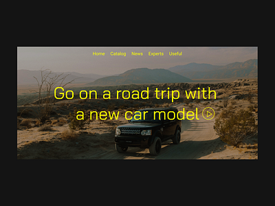 Car website design landing minimal typography ui uiux ux web web design webdesign website