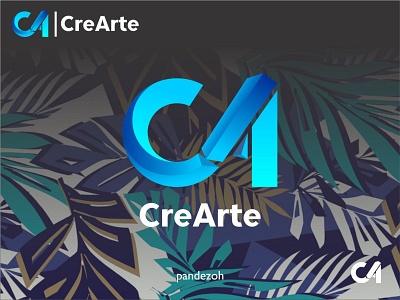 CA, CreArte branding corporate letter a letter c logo logo design