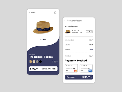 Hats online shop mobile