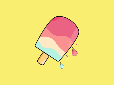 Popsicle charm affinitydesigner badge charm design colorful design illustration vector