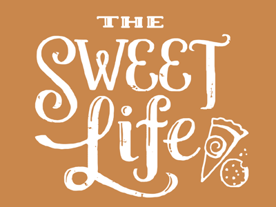 Sweet Life | Bakery T-Shirt | WIP apparel bakery hand drawn pie script sweet t shirt tshirt
