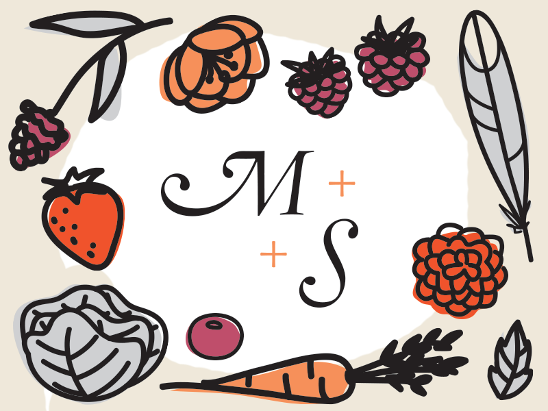 Wedding Invite - Progress by Rachel Dangerfield on Dribbble