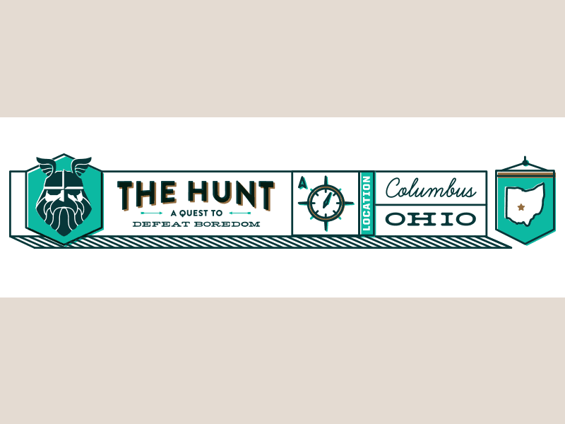 The Hunt - Worksheet Header a quest to defeat boredom columbus ohio header the hunt