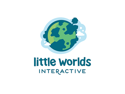 Little Worlds Interactive Logo childrens game interactive little kids little worlds world