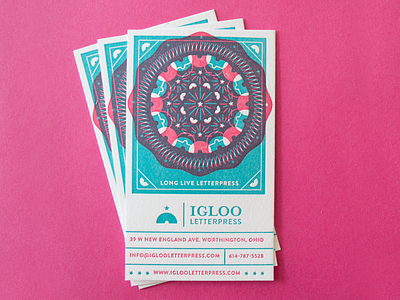 Igloo Letterpress | Business Cards