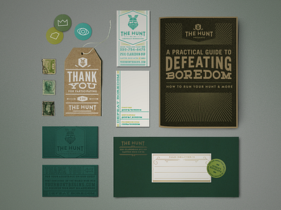 The Hunt - Branding branding business card defeat boredom odin stationery tag thank you the hunt viking