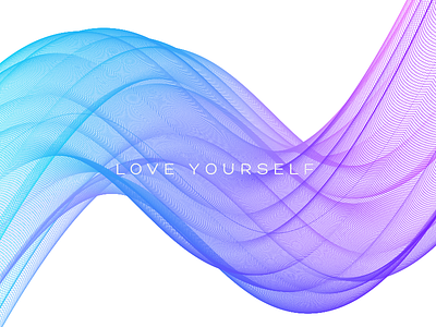 SELF LOVE balance gradient hero illusion illustration life love pattern texture type typography