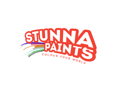 Part 1: Stunna Paint logo concept logo paint brush company colour