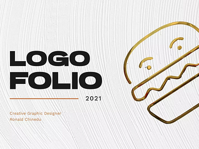 LOGO FOLIO '21 branding design icon illustration lettering logo minimal ui ux vector